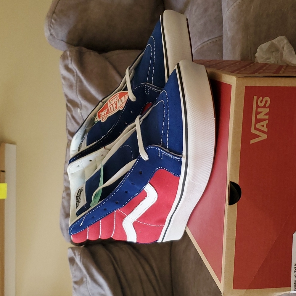 Mens 2 tone sk8-hi vans